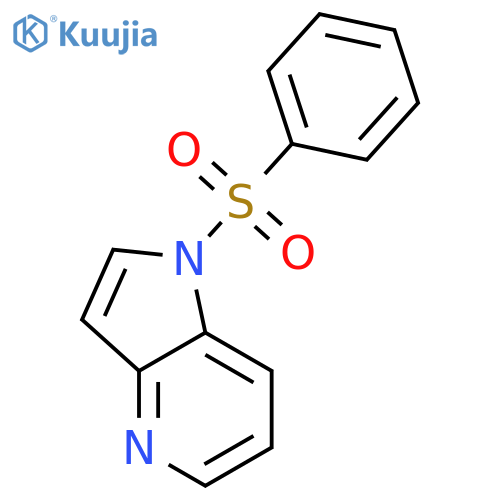 1-(phenylsulfonyl)-1h-pyrrolo[3,2-b]pyridine structure