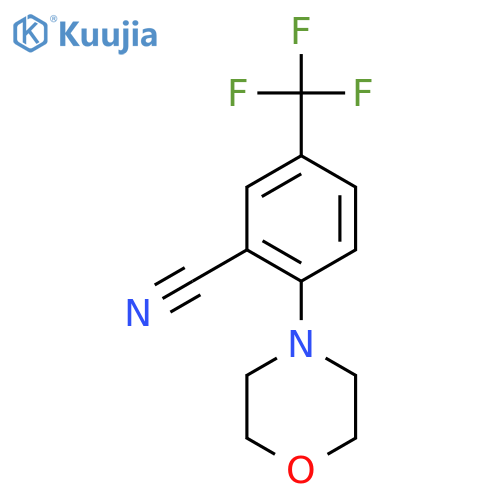 2-Morpholino-5-(trifluoromethyl)benzonitrile structure
