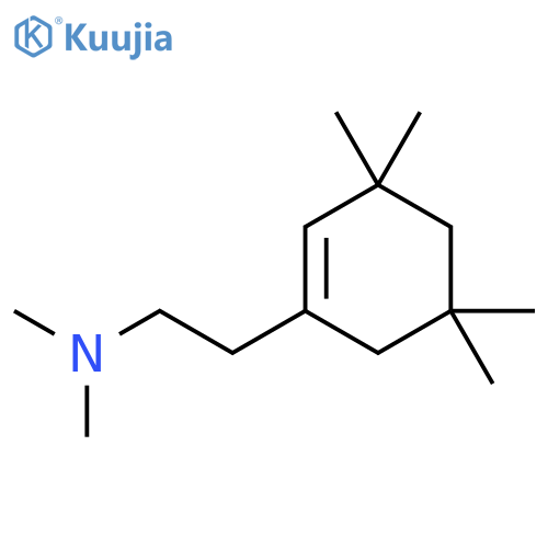 1-CYCLOHEXENE-1-ETHANAMINE, N,N,3,3,5,5-HEXAMETHYL- structure