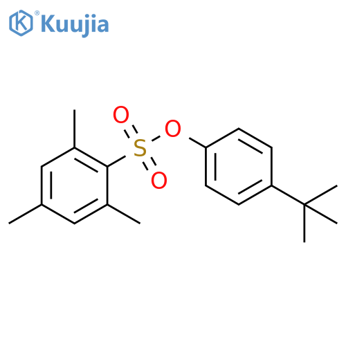 4-tert-butylphenyl 2,4,6-trimethylbenzene-1-sulfonate structure