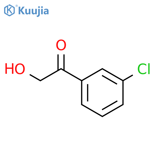 Ethanone, 1-(3-chlorophenyl)-2-hydroxy- structure