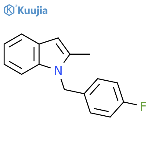 1-(4-Fluorobenzyl)-2-methyl-1h-indole structure