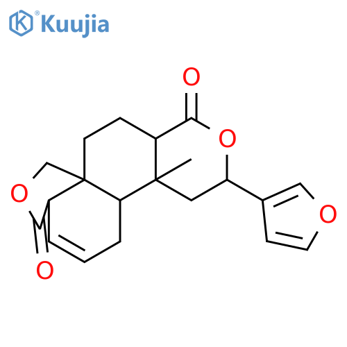 (4aS,4bS,7aS,10aR,12aR)-3-(furan-3-yl)-4a-methyl-3,4,4a,5,7a,11,12,12a-octahydro-1H-[2]benzofuro[4,3a-f]isochromene-1,8(4bH)-dione structure