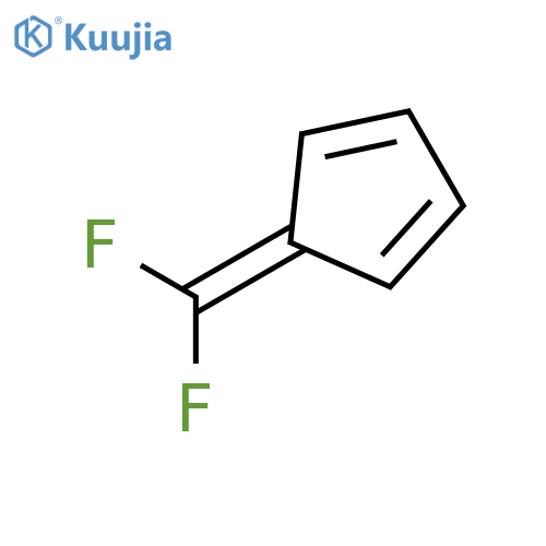 1,3-Cyclopentadiene, 5-(difluoromethylene)- structure
