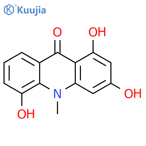 9(10H)-ACRIDINONE, 1,3,5-TRIHYDROXY-10-METHYL- structure