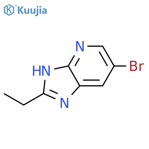 6-bromo-2-ethyl-3H-imidazo4,5-bpyridine structure