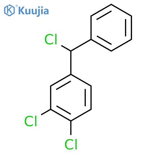 1,2-Dichloro-4-[chloro(phenyl)methyl]benzene structure