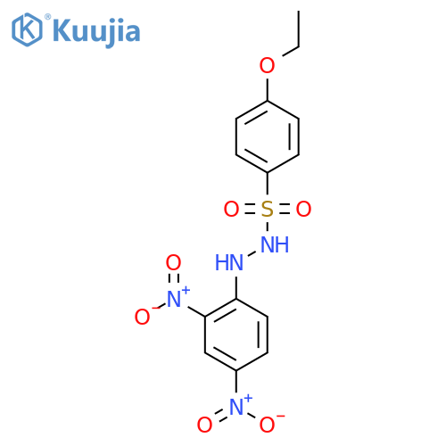 N'-(2,4-dinitrophenyl)-4-ethoxybenzene-1-sulfonohydrazide structure