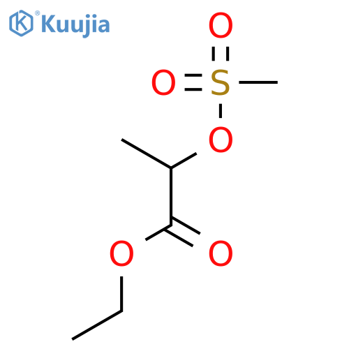 Propanoic acid, 2-[(methylsulfonyl)oxy]-, ethyl ester, (R)- structure