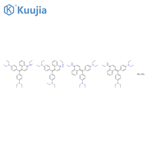 Ethanaminium, N-[4-[[4-(diethylamino)phenyl][4-(ethylamino)-1-naphthalenyl]methylene]-2,5-cyclohexadien-1-ylidene]-N-ethyl-, [&#x3BC;12-[orthosilicato(4-)-O:O:O:O':O':O':O'':O'':O'':O''':O''':O''']]tetracosa-&#x3BC;-oxododecaoxododecamolybdate(4-) (4:1) structure