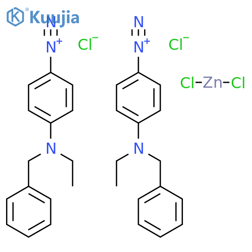 4-Diazo-N-benzyl-N-ethylaniline Chloride Zinc Chloride structure