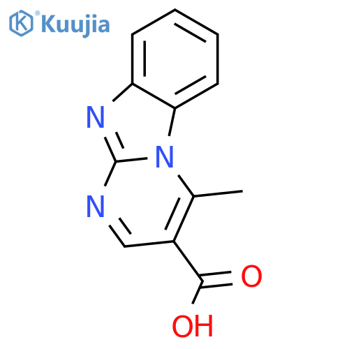 4-Methylpyrimido1,2-abenzimidazole-3-carboxylic Acid structure