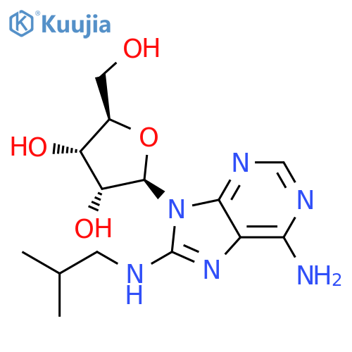 ADENOSINE, 8-[(2-METHYLPROPYL)AMINO]- structure