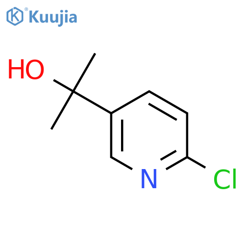 2-(6-chloropyridin-3-yl)propan-2-ol structure