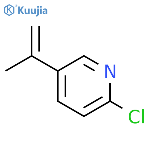 2-chloro-5-(prop-1-en-2-yl)pyridine structure