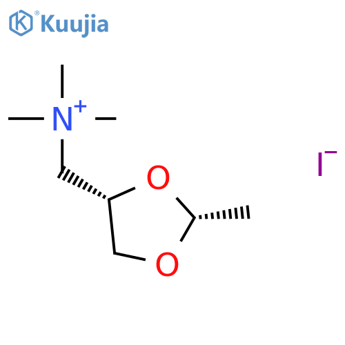 1,3-Dioxolane-4-methanaminium, N,N,N,2-tetramethyl-, iodide, cis-(±)- structure