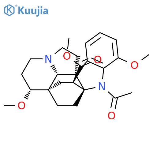 (2α,5α)-1-Acetyl-6β,17-dimethoxyaspidofractinine-3β-carboxylic acid methyl ester structure