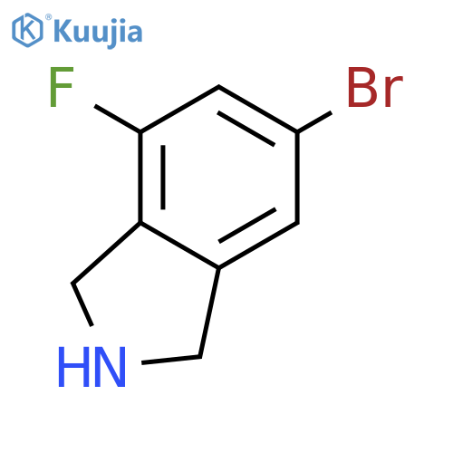 6-Bromo-4-fluoroisoindoline structure