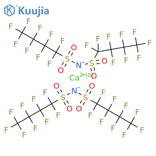 Calcium(II) Bis(nonafluorobutanesulfonyl)imide structure
