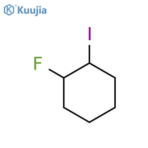 Cyclohexane, 1-fluoro-2-iodo-, trans- structure