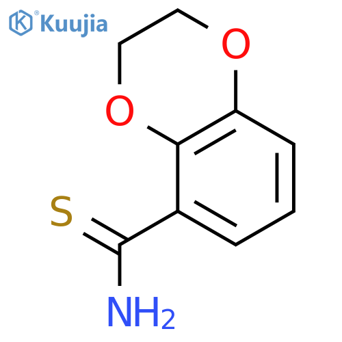 2,3-dihydro-1,4-benzodioxine-5-carbothioamide structure