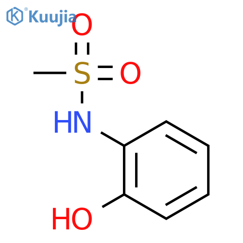 N-(2-Hydroxyphenyl)methanesulfonamide structure