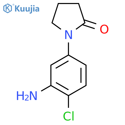 1-(3-Amino-4-chlorophenyl)pyrrolidin-2-one structure