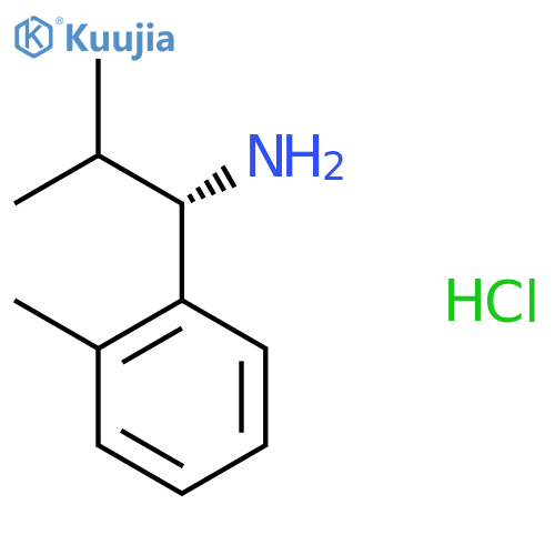 (S)-2-Methyl-1-(o-tolyl)propan-1-amine hydrochloride structure