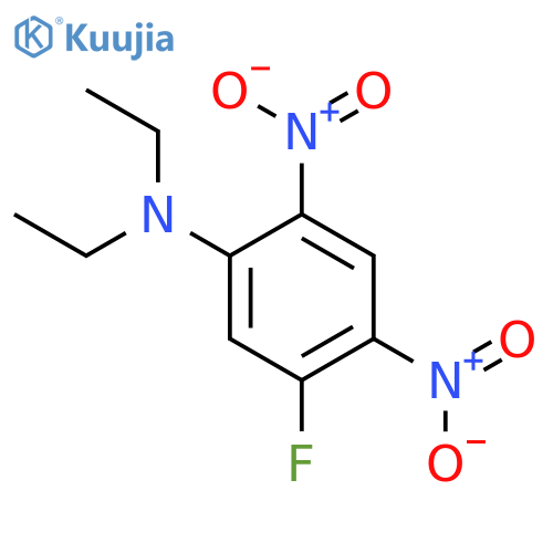 Benzenamine,N,N-diethyl-5-fluoro-2,4-dinitro- structure