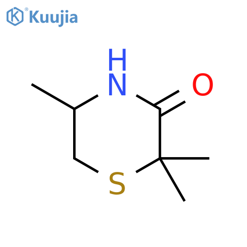 2,2,5-trimethylthiomorpholin-3-one structure