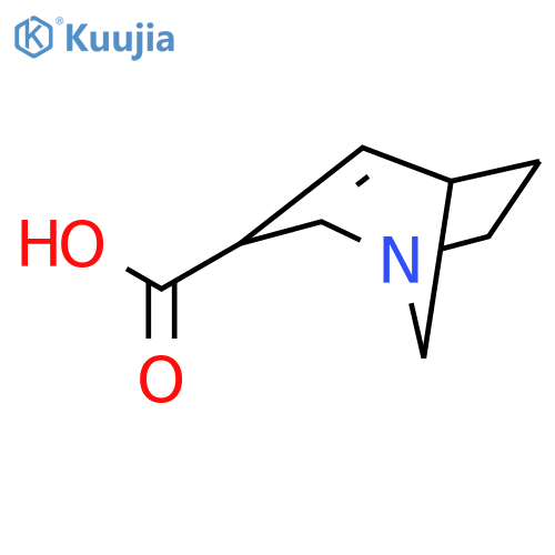 1-Azabicyclo[3.2.1]oct-3-ene-3-carboxylicacid(9CI) structure