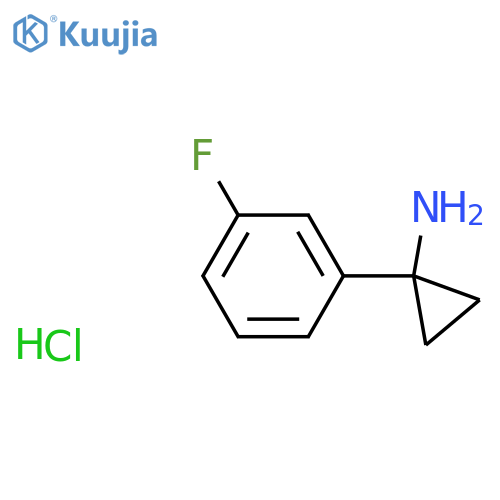 1-(3-Fluorophenyl)cyclopropanamine hydrochloride structure
