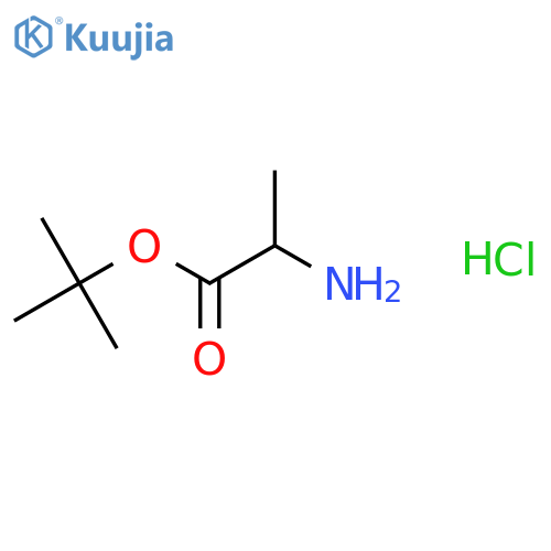 tert-Butyl alaninate hydrochloride structure