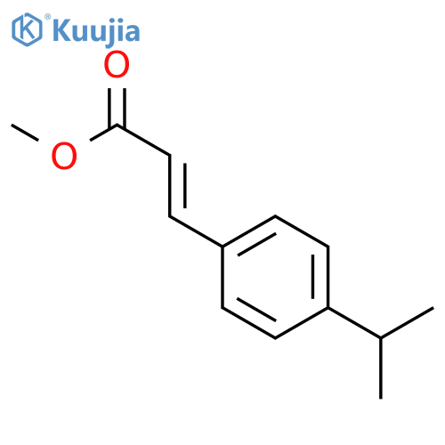 methyl (2E)-3-4-(propan-2-yl)phenylprop-2-enoate structure
