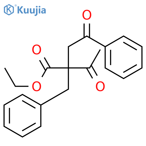 Benzenebutanoic acid, a-acetyl-g-oxo-a-(phenylmethyl)-, ethyl ester structure