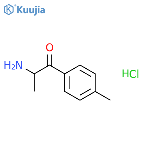 2-Amino-1-(4-methylphenyl)-1-propanone Hydrochloride structure