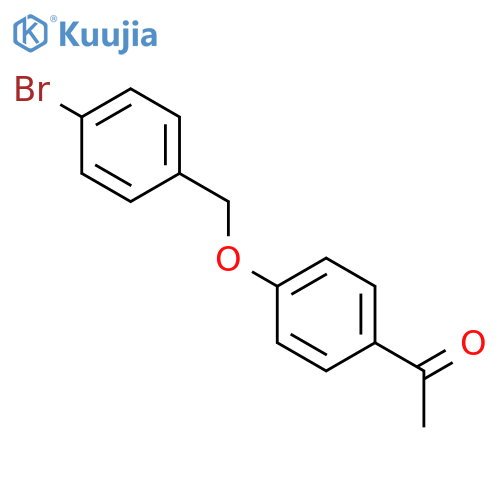 1-(4-((4-Bromobenzyl)oxy)phenyl)ethanone structure
