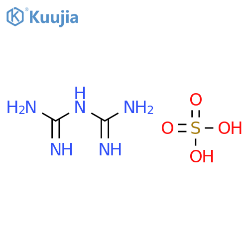 1-(diaminomethylidene)guanidine;sulfuric Acid structure