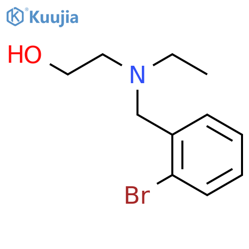 2-[(2-Bromo-benzyl)-ethyl-amino]-ethanol structure