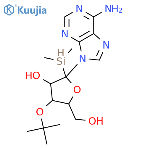 3'-O-tert-Butyldimethylsilyladenosine structure