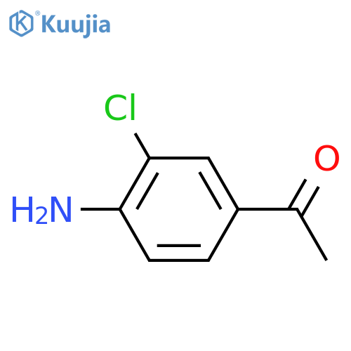 1-(4-amino-3-chloro-phenyl)ethanone structure