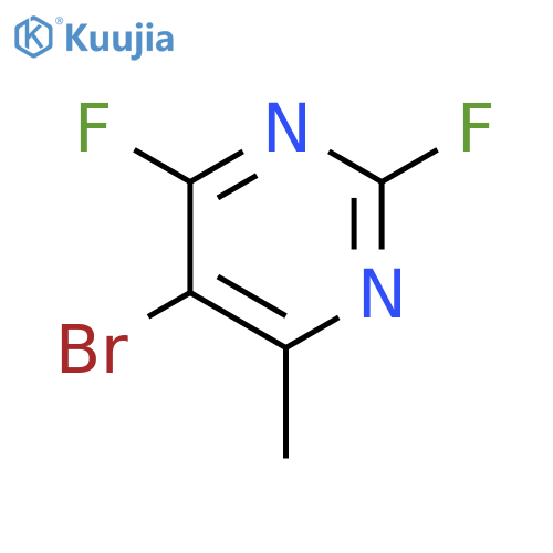 5-Bromo-2,4-difluoro-6-methylpyrimidine structure