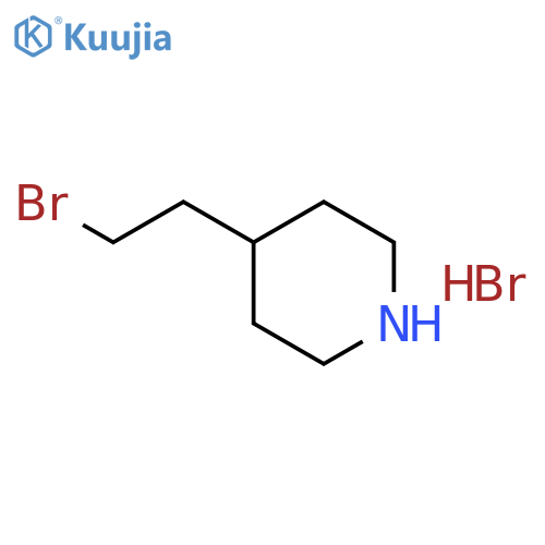 Piperidine, 4-(2-bromoethyl)-, hydrobromide structure