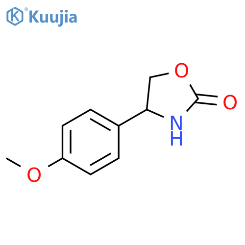4-(4-methoxyphenyl)-1,3-oxazolidin-2-one structure