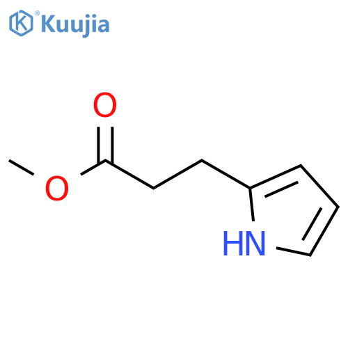 Methyl 3-(1H-pyrrol-2-yl)propanoate structure