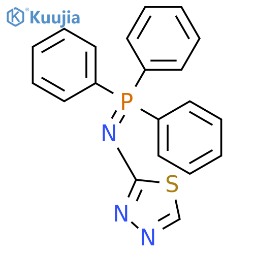 1,3,4-Thiadiazol-2-amine, N-(triphenylphosphoranylidene)- structure
