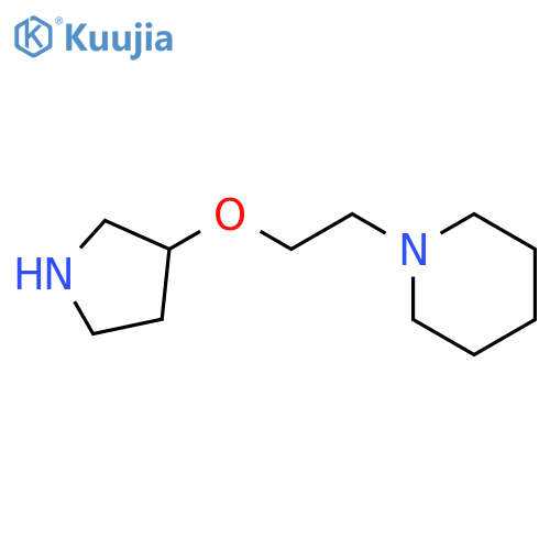 1-2-(pyrrolidin-3-yloxy)ethylpiperidine structure