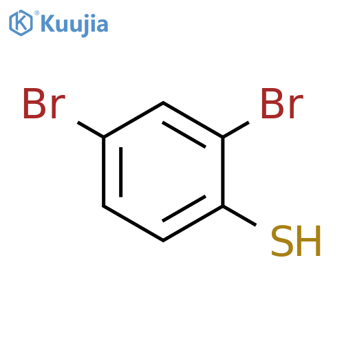 Benzenethiol, 2,4-dibromo- structure