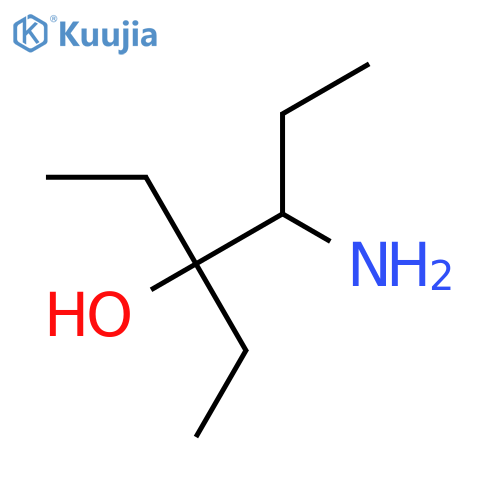 4-Amino-3-ethylhexan-3-ol structure