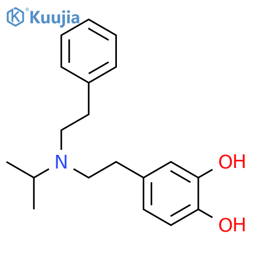 1,2-Benzenediol,4-[2-[(1-methylethyl)(2-phenylethyl)amino]ethyl]- structure